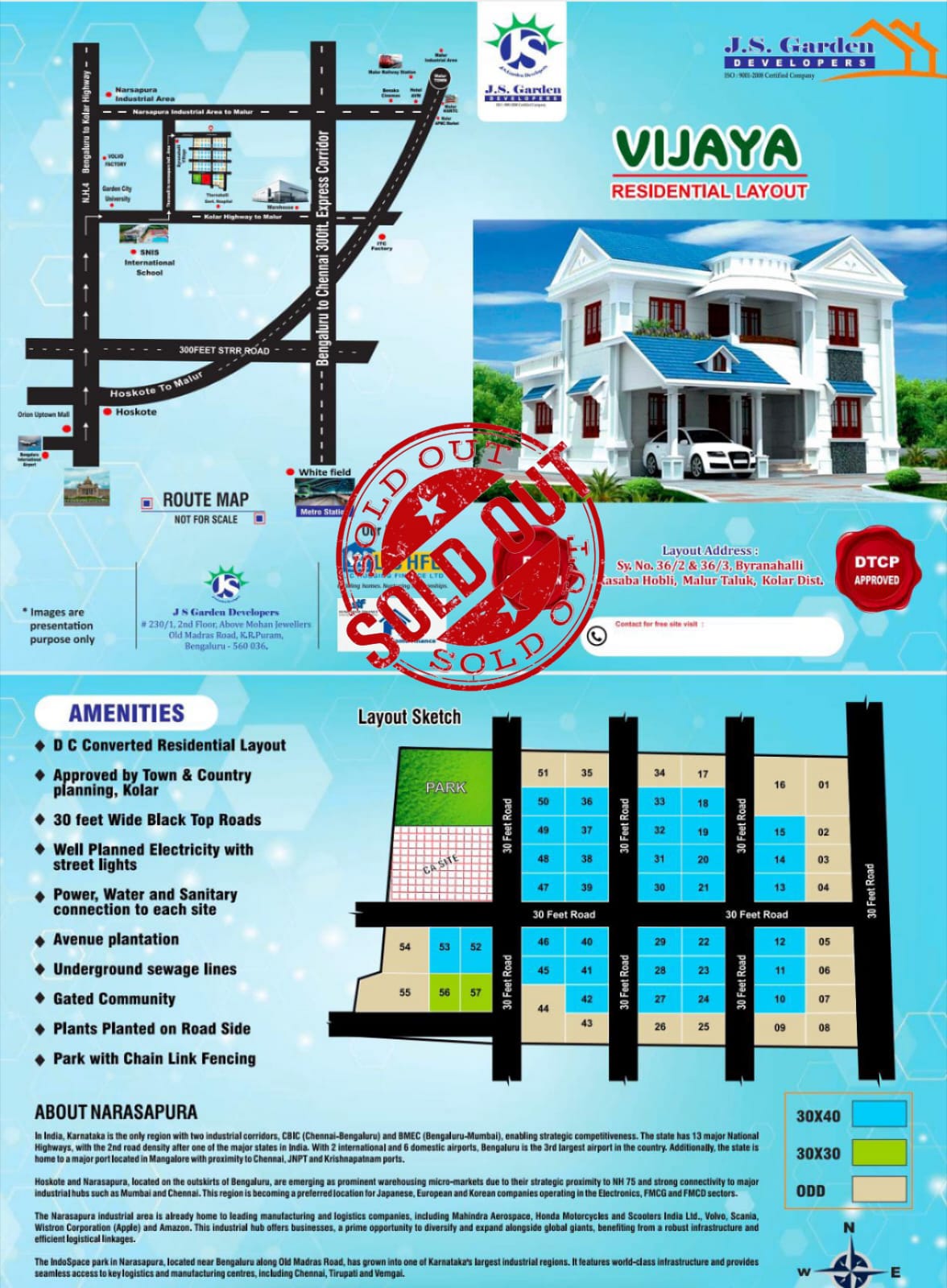 King's Meadows Real Estate Malur , Narasapura , Bagepalli